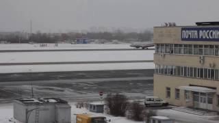 Airbus a319 takeoff Pulkovo (LED)