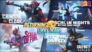 Season 6 All Returning Lucky Draws! | Mythic Fennec.?? & Mythic Switchblade is Back | Codm S6 Leaks