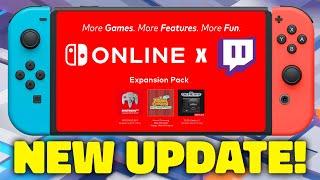 Nintendo Switch Online NEW FEATURES JUST REVEALED! Twitch on Switch?! (Expansion Pack + NSO)