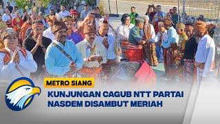 Kunjungan Cagub NTT Partai NasDem Disambut Meriah