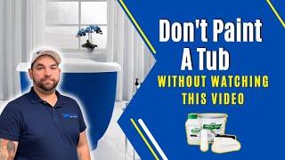 Bathtub Refinishing Prep | Don't Paint A Tub Without Watching This Video | Refinished Bath Solutions