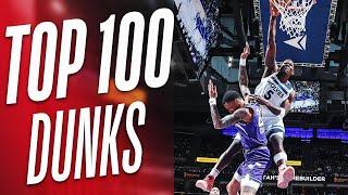 Top 100 AT&T Dunks of 2023-24 Regular Season! #BESTofNBA