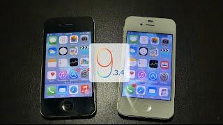 iPhone 4S iOS 9.3.4 vs iOS 8 Overall Speed