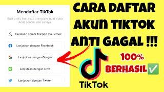 CARA MEMBUAT AKUN TIKTOK TERBARU 2022 | Cara Daftar Tiktok