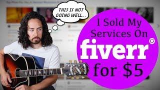 I Sold My Guitar Services on Fiverr