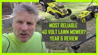 Reliable? Ryobi 40 Volt Lawn Mower Year 6 Review