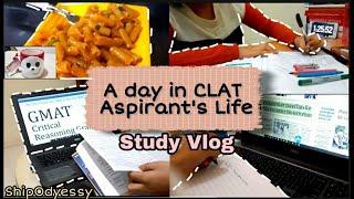 A day in CLAT Aspirant's Life | CLAT 2021 Study Vlog | ShipOdyssey |