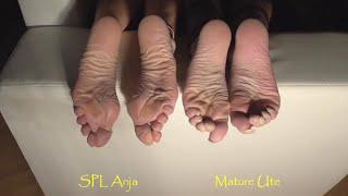 4 mature wrinkled soles