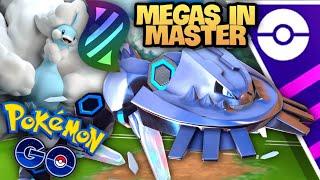 *MEGA EVOLUTIONS IN GO BATTLE LEAGUE MASTER* Pokemon GO // Mega Steelix, Mega Altaria & more