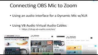 Use Your OBS Microphone output for Zoom with VB Audio Virtual Cables - a tutorial