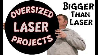 Cut an Object Larger than your Laser Bed Lightburn Easy setup  Oversized Projects  Pass Through