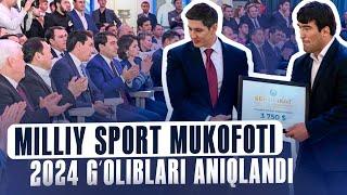 Milliy sport mukofoti - 2024" g‘oliblari aniqlandi