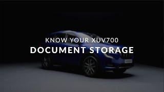 Know Your XUV700 | Document Storage