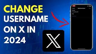 How to change username on twitter mobile | How to change Twitter Handle [2024 Update]