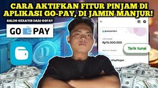 AMPUH‼️CARA AKTIFKAN FITUR PINJAM DI APLIKASI GOPAY