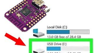 How to make USB flash drive from ESP32-S2?