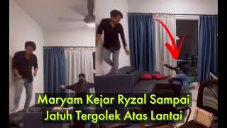 Maryam Kejar Ryzal Sampai Jatuh Tergolek