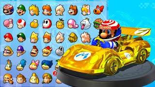 How fast can Mario reach in the Speed Star kart in Mario Kart 8 Deluxe?