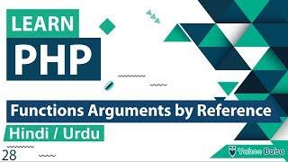 PHP Function Argument By Reference Tutorial in Hindi / Urdu