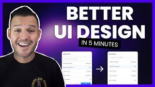 Be a Better UI Designer in 5 minutes