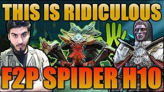 Amazing Free To Play Spider Hard 10 Team! Arix Showcase! Raid Shadow Legends