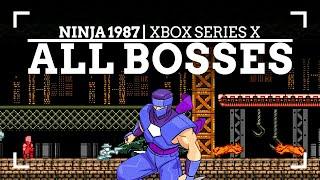 NINJA 1987 | All BOSSES and ENDING (with CUTSCENES) 