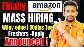 Finally Amazon Hiring Announced | OFF Campus Drive For 2024 , 2023 Batch | Amazon Recruitment 2024