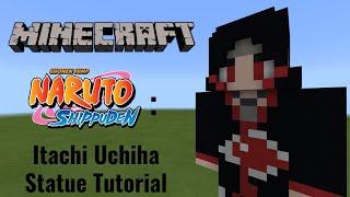 Minecraft | How To Make a Itachi Uchiha Statue (Naruto Shippuden)