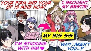 My Secretary GF Betrayed Me & Stole My Company! But When My Older Sis…[RomCom Manga Dub]