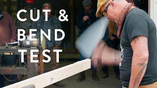 Master Bladesmith Teaches you how to pass a CUT & BEND TEST!