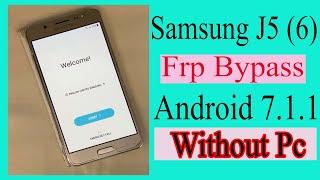 Samsung J5 (2016) J510F Frp Bypass Google Account Bypass Android 7.1.1 Without Pc