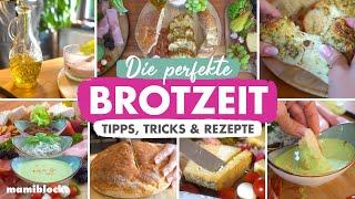 Tipps & Tricks für die BROTZEIT ️  | Einfache Brotrezepte & Dips | Perfektes Abendbrot | mamiblock