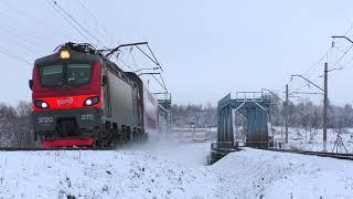 Двухэтажный поезд Брянск - Москва/Double decker train from Bryansk to Moscow