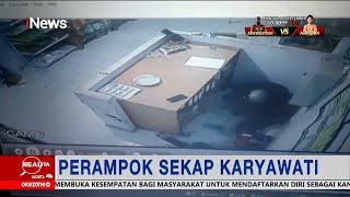 Aksi Perampok Menyekap 2 Karyawati Minimarket di Lampung Terekam CCTV Part 02 #Realita 10/09