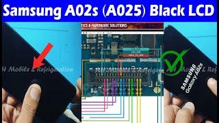 Samsung A02s (A025) Black Display Ways Jumper Solution