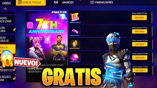  FECHA!! NUEVOS PREMIOS GRATIS 7 ANIVERSARIO 2024 FREE FIRE LATAM EVENTO FF SORPRESA REGALOS