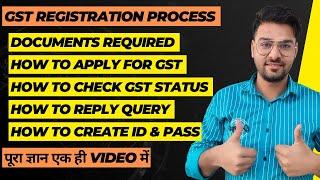 GST Registration Process in Hindi | How to Apply for GST | GST Registration Documents Required