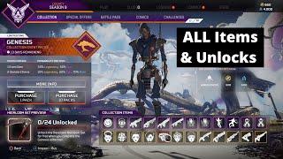 Apex Legends: Season 9 "Genesis Collection Event" ALL Items & Unlocks + Prize Tracker Unlocks -ENDED