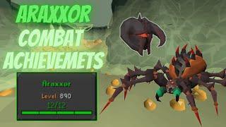 Araxxor Combat Achivments - OSRS