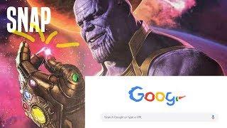 Thanos Snap Effect on Google Results - Check out What happens when you type Thanos in Google Search