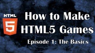 How to Make HTML5 Games: Introduction to Javascript for Beginners JS HTML CSS Video Canvas