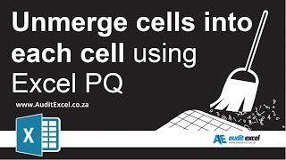 Fill gaps with cell above (merged cells) in Power Query