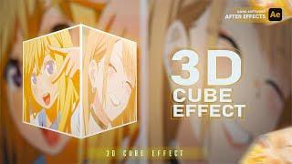 (Easy) 3D CUBE EFFECT Amv Tutorial - After Effects [ Free Project File ]
