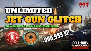 BEST ZOMBIES GLITCH EVER? UNLIMITED JET GUN GLITCH (AFK, XP, Round 999, Gobblegums) | BO6 Zombies