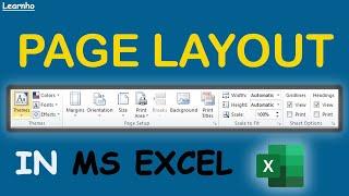 How to use Page Layout Tab in Excel || page setup in excel in hindi