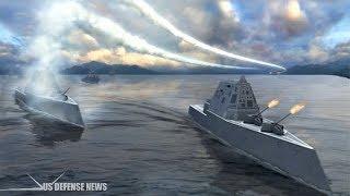 This is what would happen if the USS Zumwalt fought a Russian battlecruiser