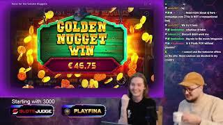  'Golden Nugget Win!' Paul & Krista's Breathtaking 100x Victory | Slotsjudge Stream