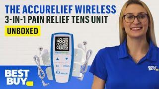 The AccuRelief Wireless 3-in-1 Pain Relief TENS Unit - Unboxed from Best Buy