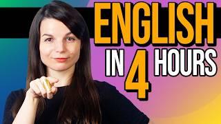 Learn English in 4 Hours - ALL the English Basics You Need