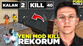 YENİ MOD KİLL REKORUMU KIRDIM! 40 KİLL | PUBG MOBİLE